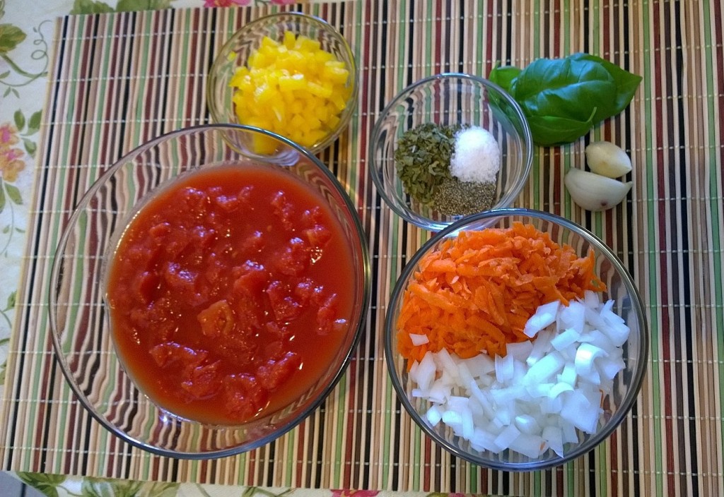 Ingredientes salsa de tomate