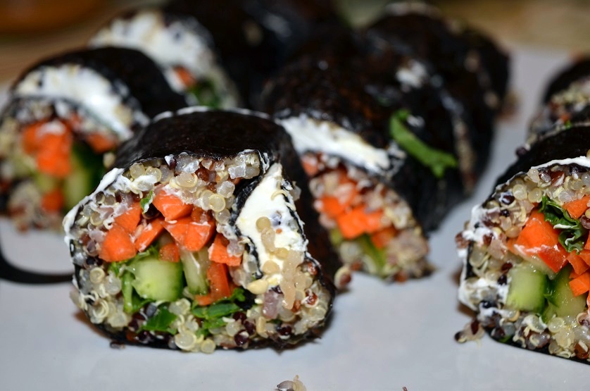 Sushi de quinoa