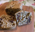 Pan de avena, plátano y yogurt