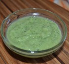 Salsa verde Cruda con aguacate