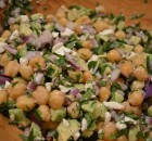 Ensalada fría de garbanzo