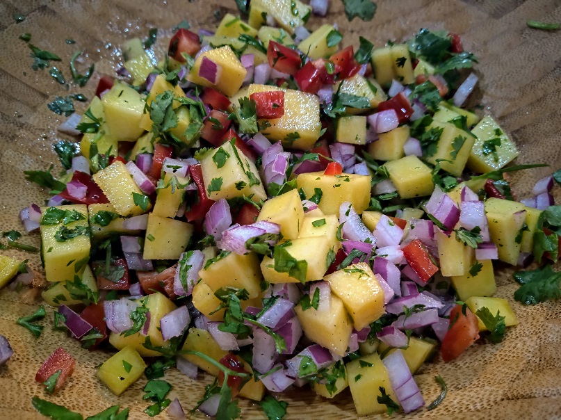 Receta de Ensalada de Mango